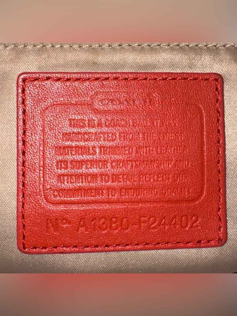 Coach F24402 Park Signature East-West Duffle - Picture 13 of 13